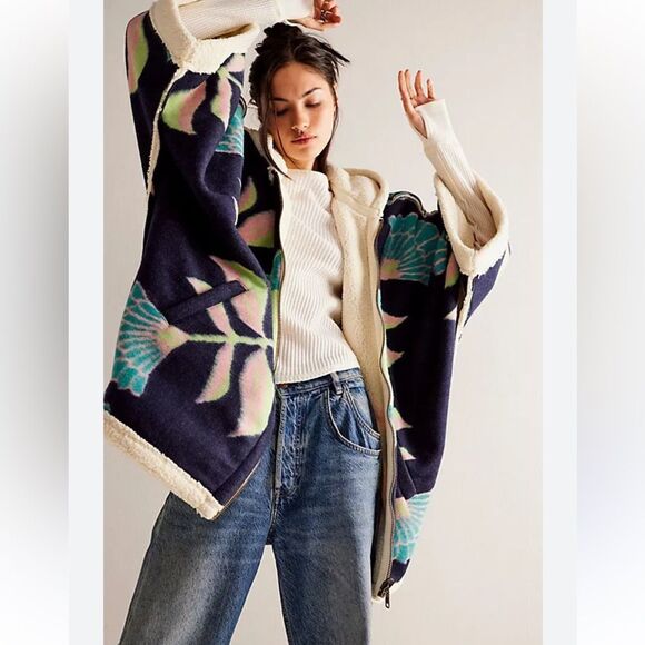 Free People Jackets & Blazers - FREE PEOPLE Granada Jacquard Cardi